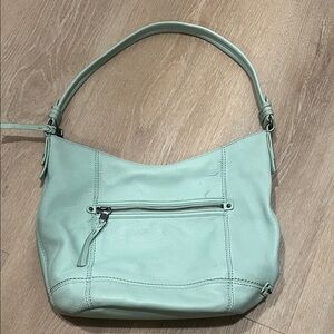 The Sak Women’s Mint Leather Shoulder Bag - Classic Hobo Style